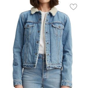 Levi’s Faux Shearling Denim Trucker Jacket